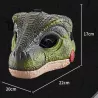 Maska dinozaur T-rex z dźwiękiem ruchoma paszcza bal kostium dla dzieci