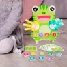 Drewniana Żabka Montessori do Nauki Liczenia Nauka przez Zabawę dla dzieci