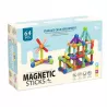 Klocki Magnetyczne Konstrukcyjne dla dzieci zestaw edukacyjny 64 el.