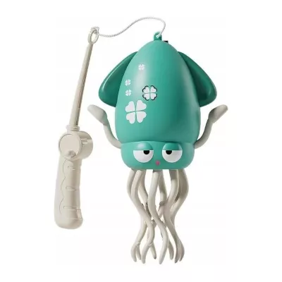 Tańcząca Ośmiornica USB - Interaktywna Zabawka z Muzyką i LED + Wędka