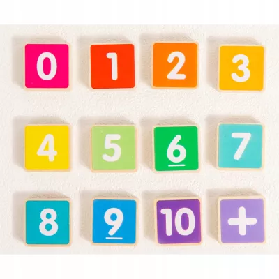 Drewniana Żabka Montessori do Nauki Liczenia Nauka przez Zabawę dla dzieci