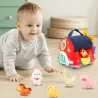 Zestaw Montessori 7w1 Farma Sensoryczna Domek Wiatrak 6-12 m+ dla dzieci
