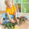Dinozaur Stegozaur Interaktywny LED Dźwięk Chodzący dla dzieci zabawka