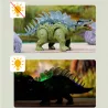 Dinozaur Stegozaur Interaktywny LED Dźwięk Chodzący dla dzieci zabawka