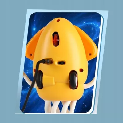 Interaktywna Ośmiornica Tańcząca USB - dla dzieci z Muzyką i LED + Wędka