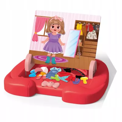 Tablica Magnetyczna Edukacyjna do rysowania dla dziewczynki układanka moda