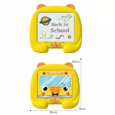 Tablica Magnetyczna Edukacyjna do rysowania dla dzieci układanka pojazdy