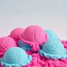 Piasek Kinetyczny dla dzieci Magiczny lodziarnia 1,5kg lody Foremki