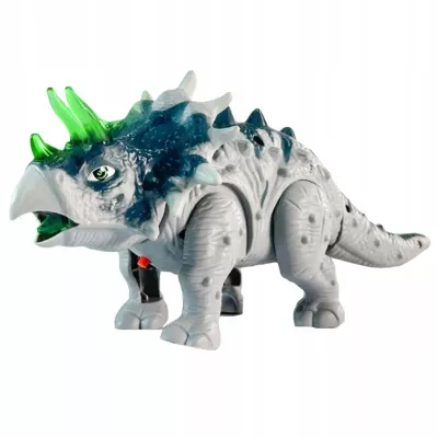 Dinozaur Interaktywny Triceratops - Chodzący, Świecący, Dźwięki dla Dzieci
