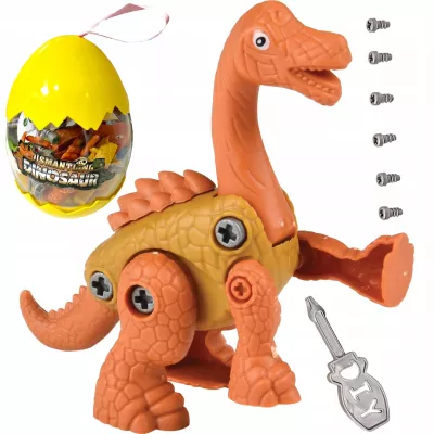 Dinozaur do skręcania dla dzieci - kreatywna zabawka konstrukcyjna DIY Yell