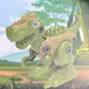 Dinozaur do skręcania dla dzieci - kreatywna zabawka konstrukcyjna DIY gree