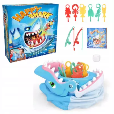 Gra łowienie rybek rekin wędka zręcznościowa dla dzieci 3+
