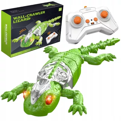 Jaszczurka RC na ścianę 360° zdalnie sterowana USB chodzi po ścianach