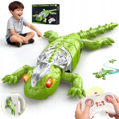 Jaszczurka RC na ścianę 360° zdalnie sterowana USB chodzi po ścianach