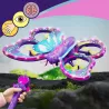 Zdalnie sterowany fioletowy motyl RC latający pilot różdżka mini dron