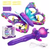 Zdalnie sterowany fioletowy motyl RC latający pilot różdżka mini dron