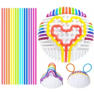 Kolorowa przeplatanka antystresowa plus 16 linek