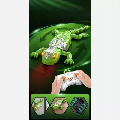 Jaszczurka RC na ścianę 360° zdalnie sterowana USB chodzi po ścianach