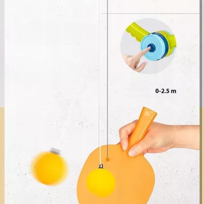 Ping Pong Podwieszany dla Dzieci i Dorosłych + 6 Piłek 2 Rakietki gra