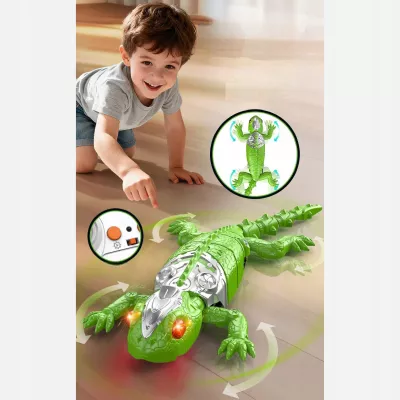 Jaszczurka RC na ścianę 360° zdalnie sterowana USB chodzi po ścianach
