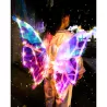 Świecące skrzydła motyla LED bajkowe skrzydełka dla małych wróżek strój