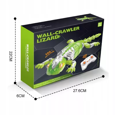 Jaszczurka RC na ścianę 360° zdalnie sterowana USB chodzi po ścianach