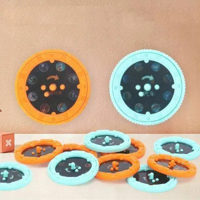 Projektor latarka mini 2w1 ręczny niebieski dla dzieci