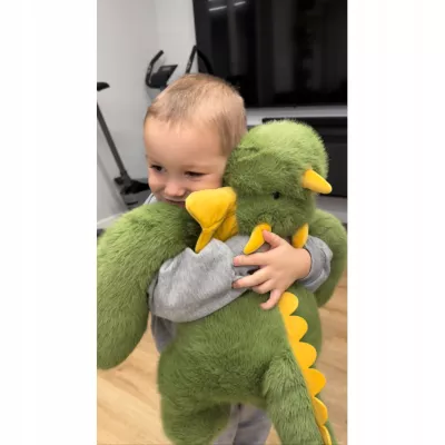 PLUSZAK OBCIĄŻENIOWY DLA DZIECI terapeutyczny sensoryczny Dinozaur 1,5kg