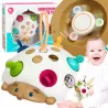 Zabawka Sensoryczna 4w1 Jeż Jeżyk Pop It Spinner Grzechotka Antystresowa
