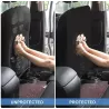 Mata uniwersalna ochronna na przednie fotele anty-brudowa czarna poliester