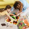 Drewniana Gra Montessori Jeż Edukacyjna Gra Matematyczna nauka liczenia
