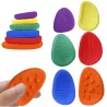Zestaw 6x Kamienie Antystresowe SILIKONOWE Fidget Toy Sensoryczne ADHD