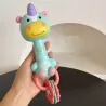 Sensoryczna grzechotka gryzak jednorożec światło melodyjki na ząbkowanie