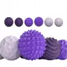 Magnetyczne kulki sensoryczne antystresowe z etui ADHD ASD SI 6 szt fiolet
