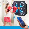 Tarcza Bokserska Muzyczna Bluetooth LED Smart Trening 3 Tryby Czarna
