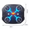 Tarcza Bokserska Muzyczna Bluetooth LED Smart Trening 3 Tryby Czarna