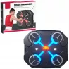 Tarcza Bokserska Muzyczna Bluetooth LED Smart Trening 3 Tryby Czarna