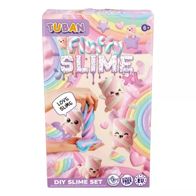 TUBAN DIY Slime Fluffy XL Zestaw Kreatywny do Robienia Glutka 500 ml