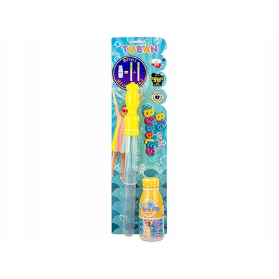 Miecz do Baniek Mydlanych TUBAN + Płyn 250 ml Zestaw do Baniek dla Dzieci