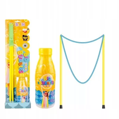 Zestaw do Wielkich Baniek Mydlanych TUBAN - Sznurek 200 cm + Płyn 400 ml