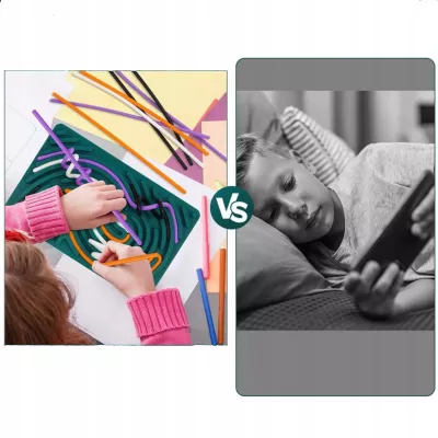 Sensoryczna Tablica dwustronna Montessori Zabawka Antystresowa dla Dzieci