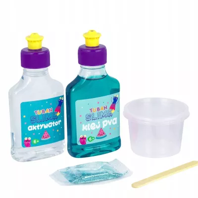 Tuban Slime Arbuz Turkusowy DIY Zestaw Glut Zapach dla dzieci + Aktywator