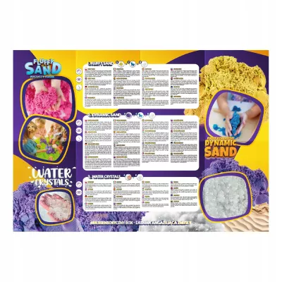 Multisensory Box - Zestaw Mas Sensorycznych Slime Piasek Fluffy Snow