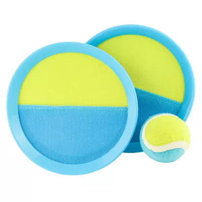 Gra Plażowa na Rzepy Catch Ball – Zestaw 2 Paletki 18cm + Piłka