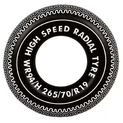 Koło dmuchane do pływania Opona 90 cm – komfortowy relaks na basenie, jeziorze i nad morzem