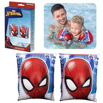Rękawki do Pływania Spider-Man Bestway 98001 3–6 Lat 18–30 kg | Dmuchane Rękawki dla Dzieci