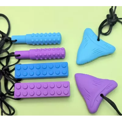 3 x Gryzak Logopedyczny Silikonowy Sensoryczny Antystresowy dla dzieci