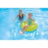 Koło do pływania Intex 76 cm z uchwytami – dmuchane kółko plażowe neon zielony