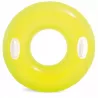Koło do pływania Intex 76 cm z uchwytami – dmuchane kółko plażowe neon żółty