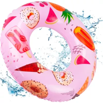 Koło do Pływania dla Dzieci 67 cm – Dmuchane Koło Plażowe z Fantazyjnym Wzorem
